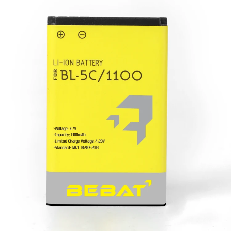 Superior quality gb t18287-2013 li-ion battery BL-5C for Nokia 3650