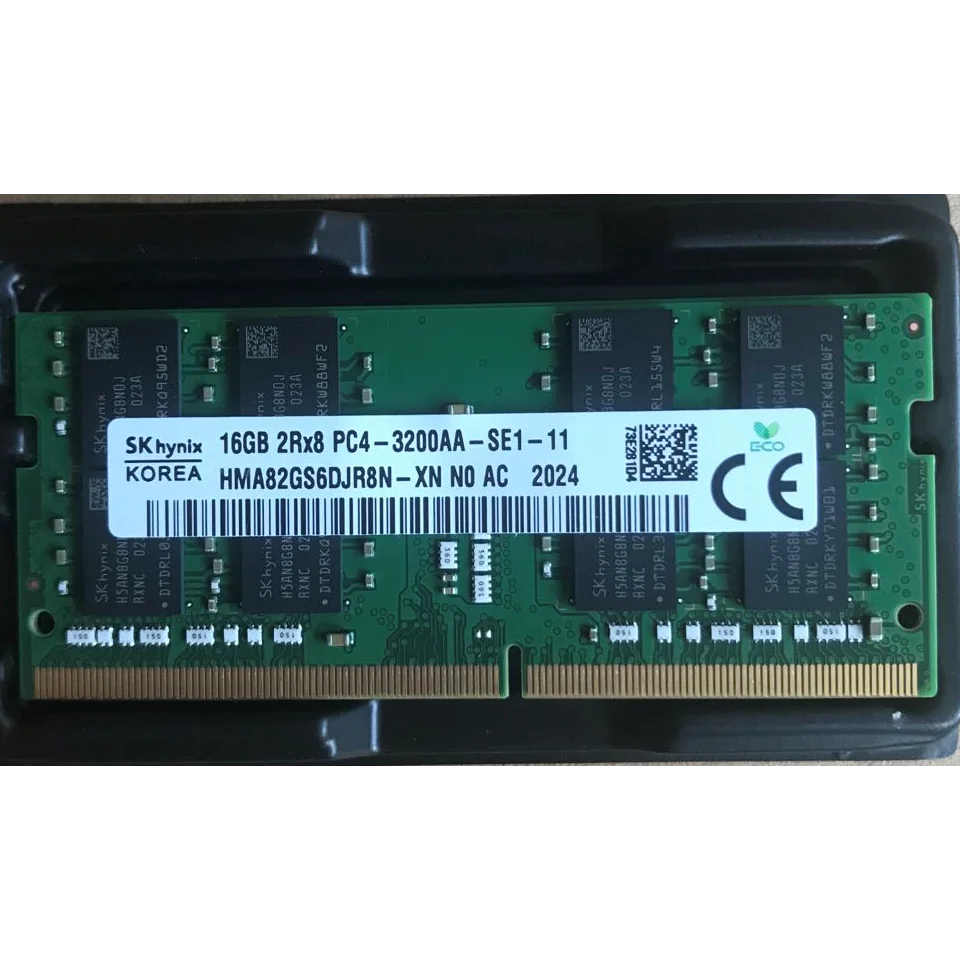 Для оригинального дешевой цене SK Hynix 16 Гб 2RX8 PC4-3200AA-SE1-11 HMA82GS6DJR8N-XN ECC REG оперативная память DDR4 для