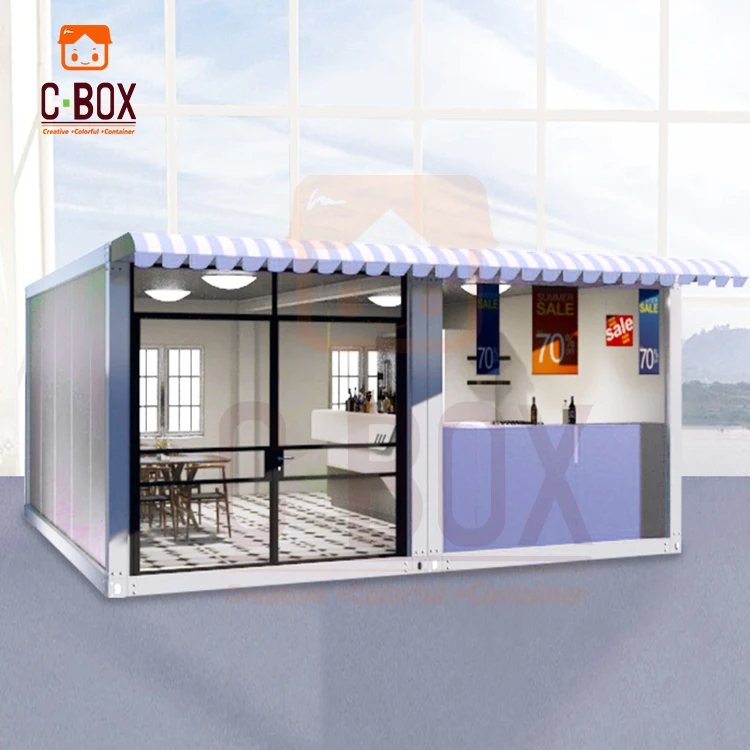 Cbox настраиваемый коммерческий 20-футовый 40-футовый пищевой бар кафе контейнер Кофейня магазин