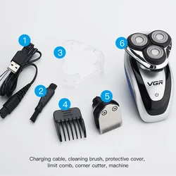2 in 1 Electric Shaver Grooming Kit hair shaver USB razor washable men multi function shavers suit