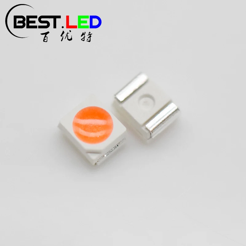 High Intensity Phosphor Covered 3528 Pink LED Emitters PLCC-2 PC Pink SMD LED 3528 SMT for LED Light Project