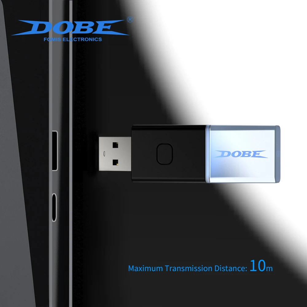 DOBE Wireless  Receiver works with PS4/PS5/Xbox One S/ Switch Pro gamepad; Suitable for Switch/PC/Steam/ Android TV Box