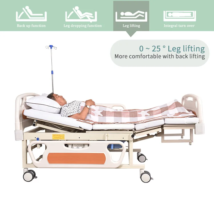 
Elderly Home Care Automatic Adjustable Electric Hospital Bed For Sale 