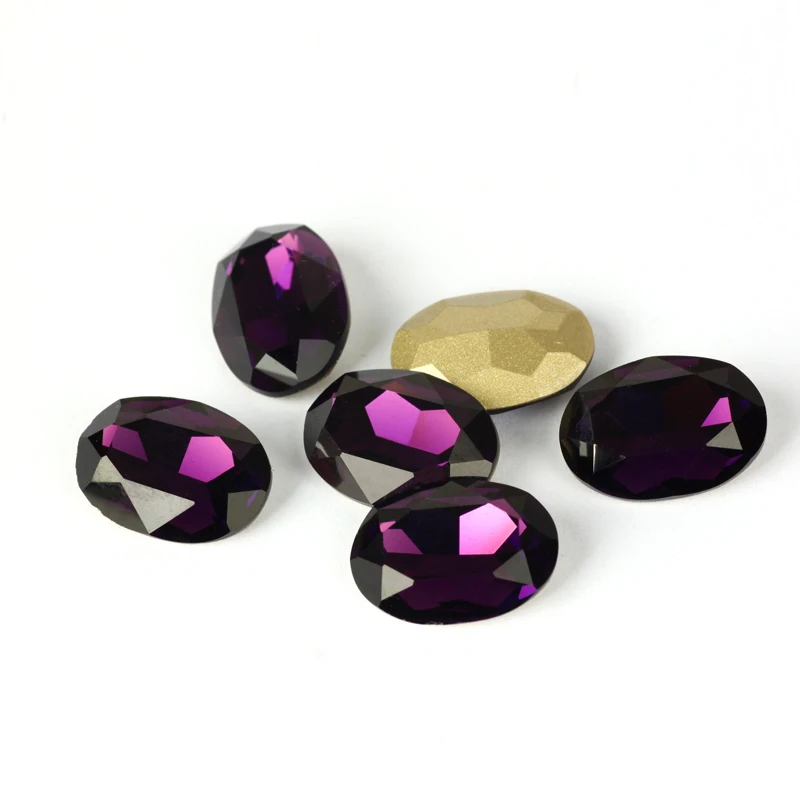 Rhinestones Glass Stones Crystal Rhinestones Bulk Wholesale Oval Crystal Fancy Stone Rhinestone And Crystals For Clothes
