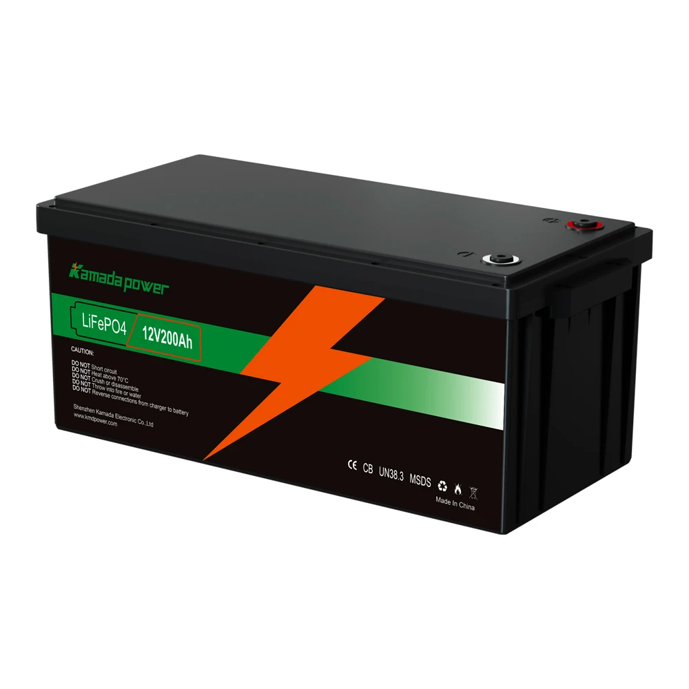 KMD 12v 100ah lithium iron phosphate battery 200ah lifepo4 akku deep cycles lithium battery pack