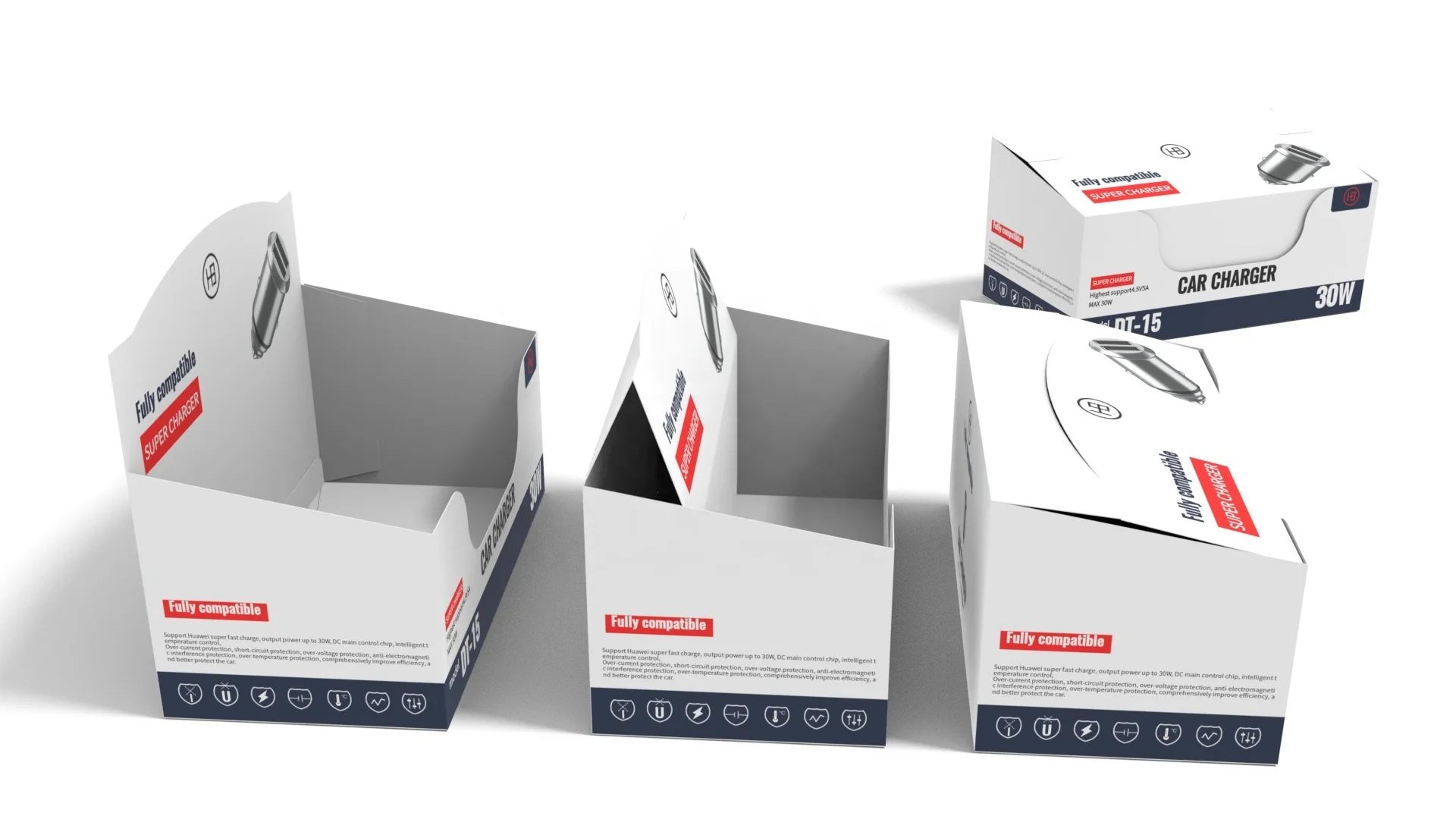 Custom Logo Printed Corrugated Paper Toy Pen Mug Retail Product Display PDQ Packing Packaging Carton Box