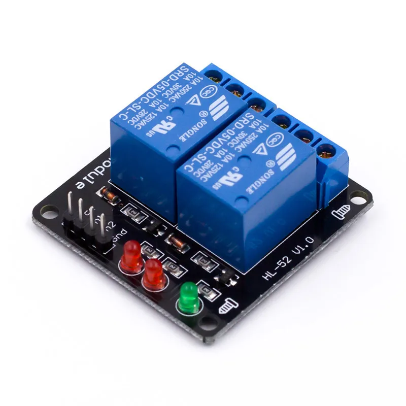 5V 12V 24V 2 Channel Relay Module Optocoupler isolation support high and low level trigger for MCU