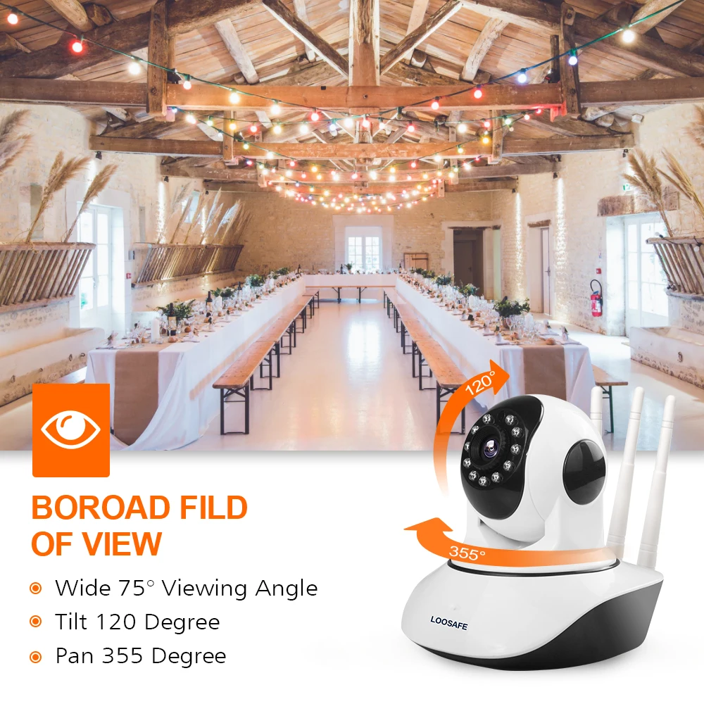  Loosafe беспроводной HD 1080P Камара Ip Wifi умный дом Onvif P2p Hd Cam ip-камера