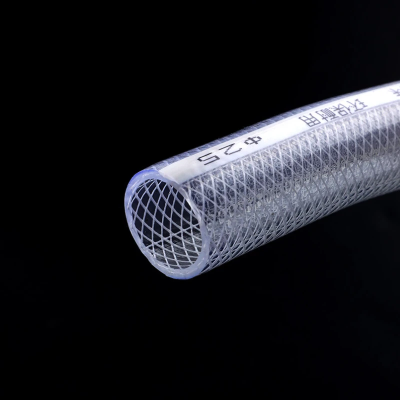 Plastic PVC Watering Hose Flexible Clear Reinforced Fiber Braided Soft Water Hose Pipe Tubing Suppliers