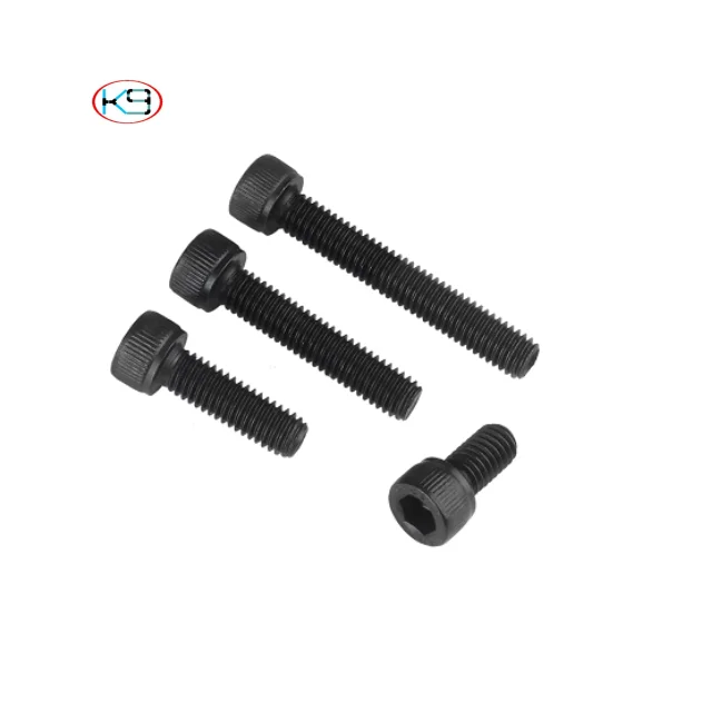 Black Inner-hexagon Screw 8.8 and 12.9 Grade High-strength Screw Cylindrical Head Bolt Cup Head Screw M2 M3 M4 M5 M6 M8