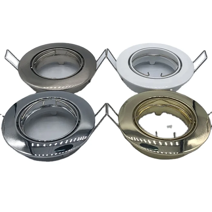 Factory price MR16 G5.3/Gu10 recessed halogen lamp fittings,grille mr16 downlight fixtures