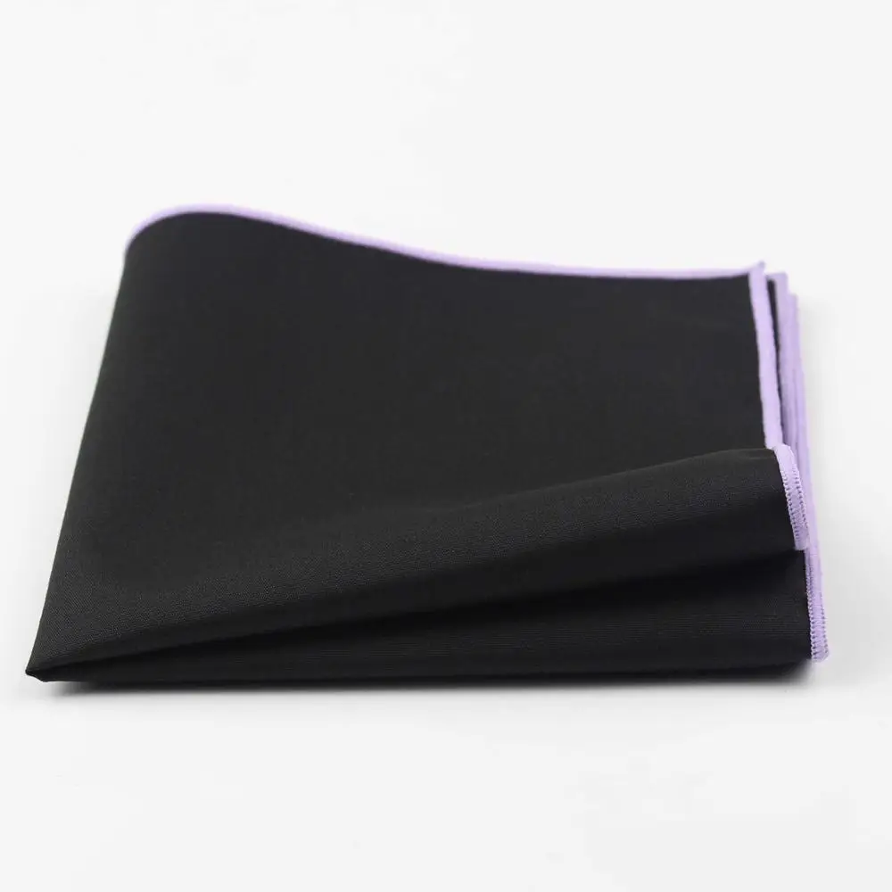 Мужской Хлопковый носовой платок в солнечном стиле, Черный Карманный квадратный цветной носовой платок, повседневное полотенце 23*23 см