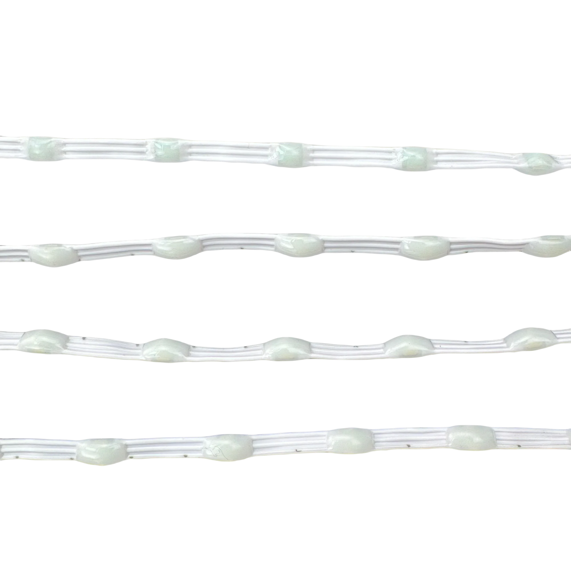 DC12V 1000ct Pixels 25mm/50mm Pitch WS2811 LED Pebble Seed Pixel String Light RGB Addressable Full Color IP67 White Wire