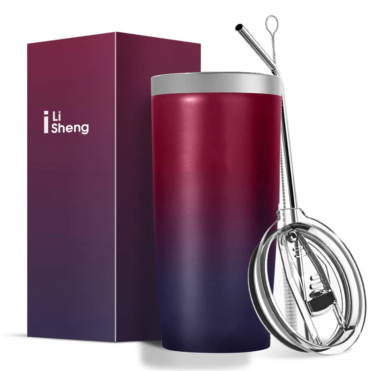 In Stock High Quality Insulated Double Wall Stainless Steel Customer Logo Tumbler Coffees Black Sublimation Beer Mugs