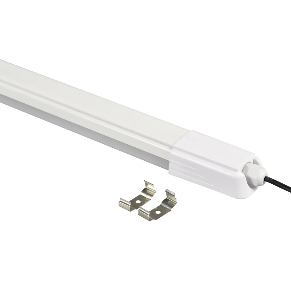High PF 36W LED Integrated Waterproof Stand Lamp IP65 Moisture-proof 1.2 Meters Long Plastic PC Triple Warehouses Industrial
