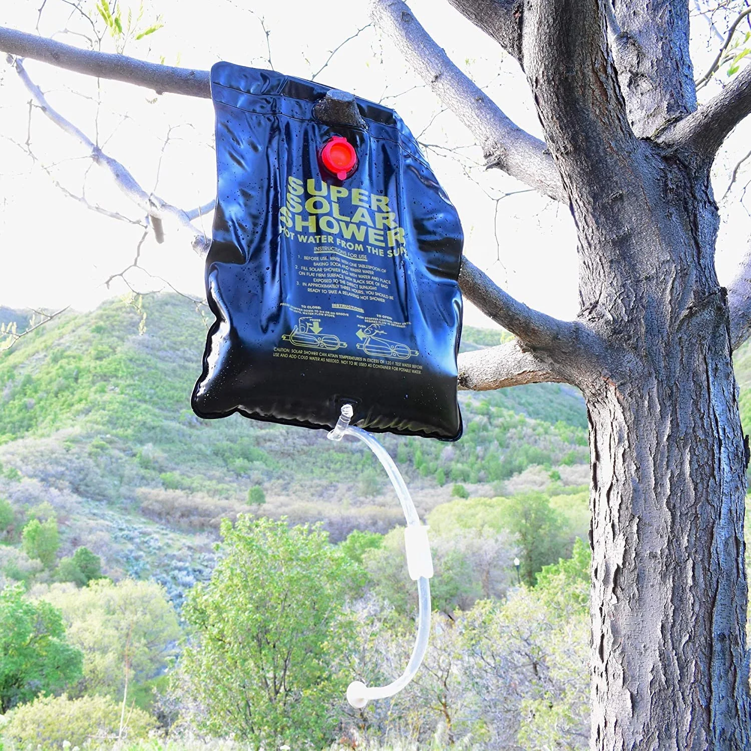 AceCamp High Quality Portable Durable Solar Powered Shower for Outdoor Activities of Camping Hiking Backpacking