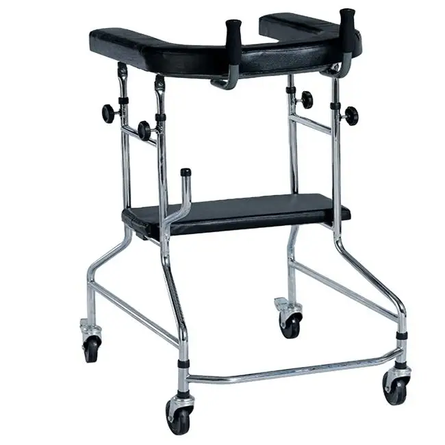 Китайские прочные стальные регулируемые движущиеся ходунки с ручкой