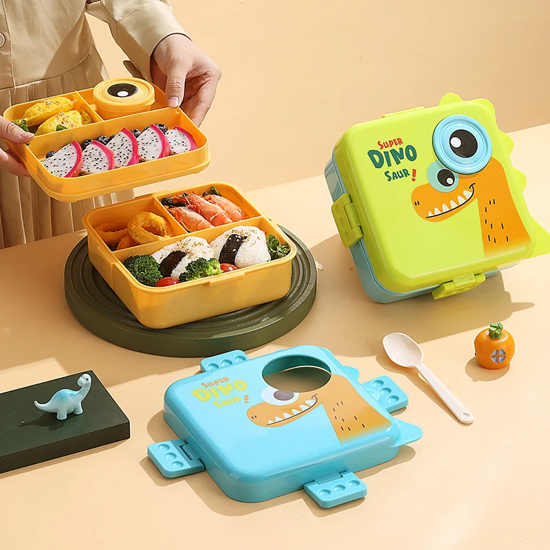Fruit Snack Portable Lunch Food Storage Container Microwave Freezer Safe Bento Boxes Food Packing Plastic Square Shantou 48 Pcs