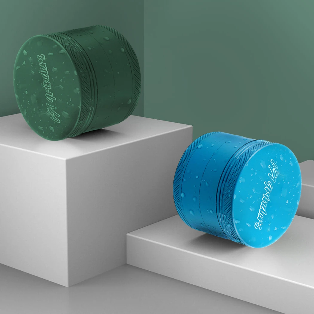 Luxury Ceramic Herb Grinder Machine 2024 New Wholesale Manual Herb & Spice Tools Custom Logo Metal Smoking Tobacco Shredder