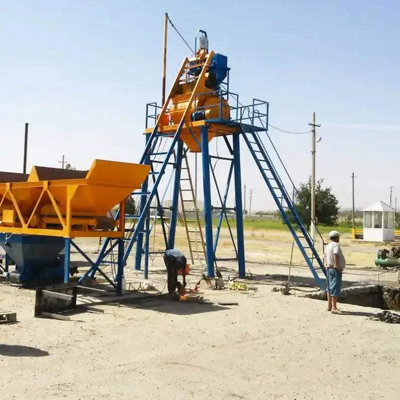 QIC 60 м3 небольшая готовая смесь бетоносмесительная установка купить портативный силосный цементный завод