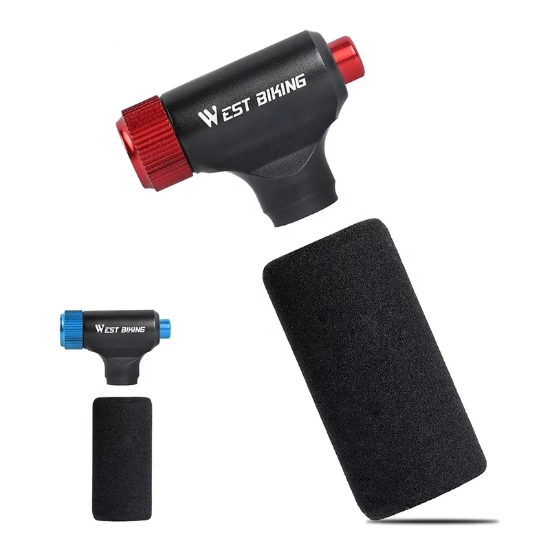 
Hot Sale CO2 Mini Pump Bicycle Fast Air Inflator Portable Hand Pump Schrader & Presta Valve Adapter Cycling MTB Bike Pump 
