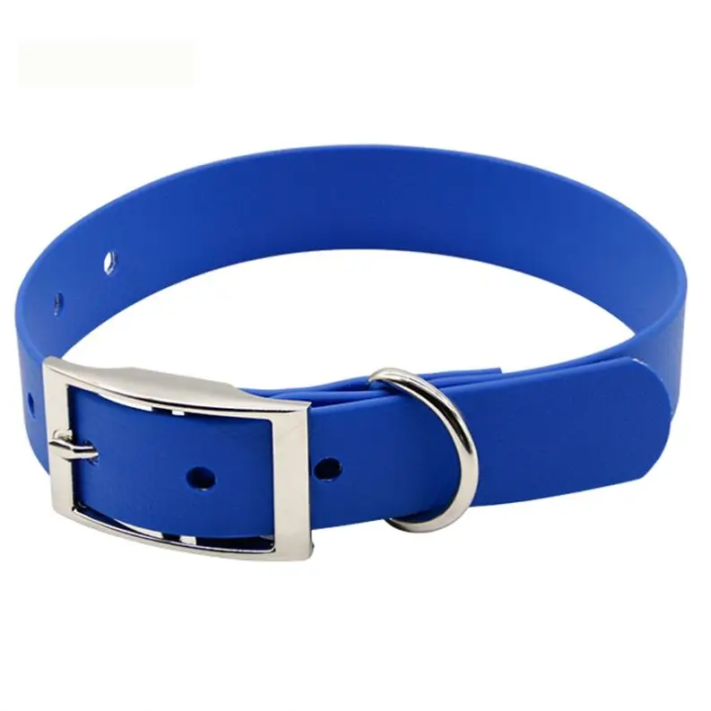 Muker Durable PVC Coated Nylon Webbing Dog Collar & Leash Small Medium Large Dogs Accessory With Rivet Decoration PET Supplies