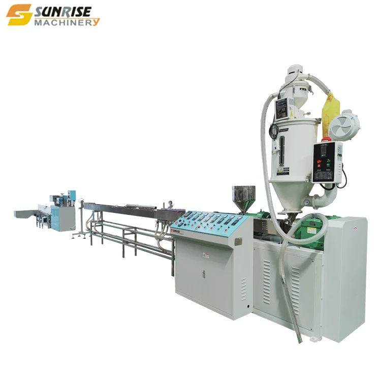 PP PLA single color and multi color straw extrusion line