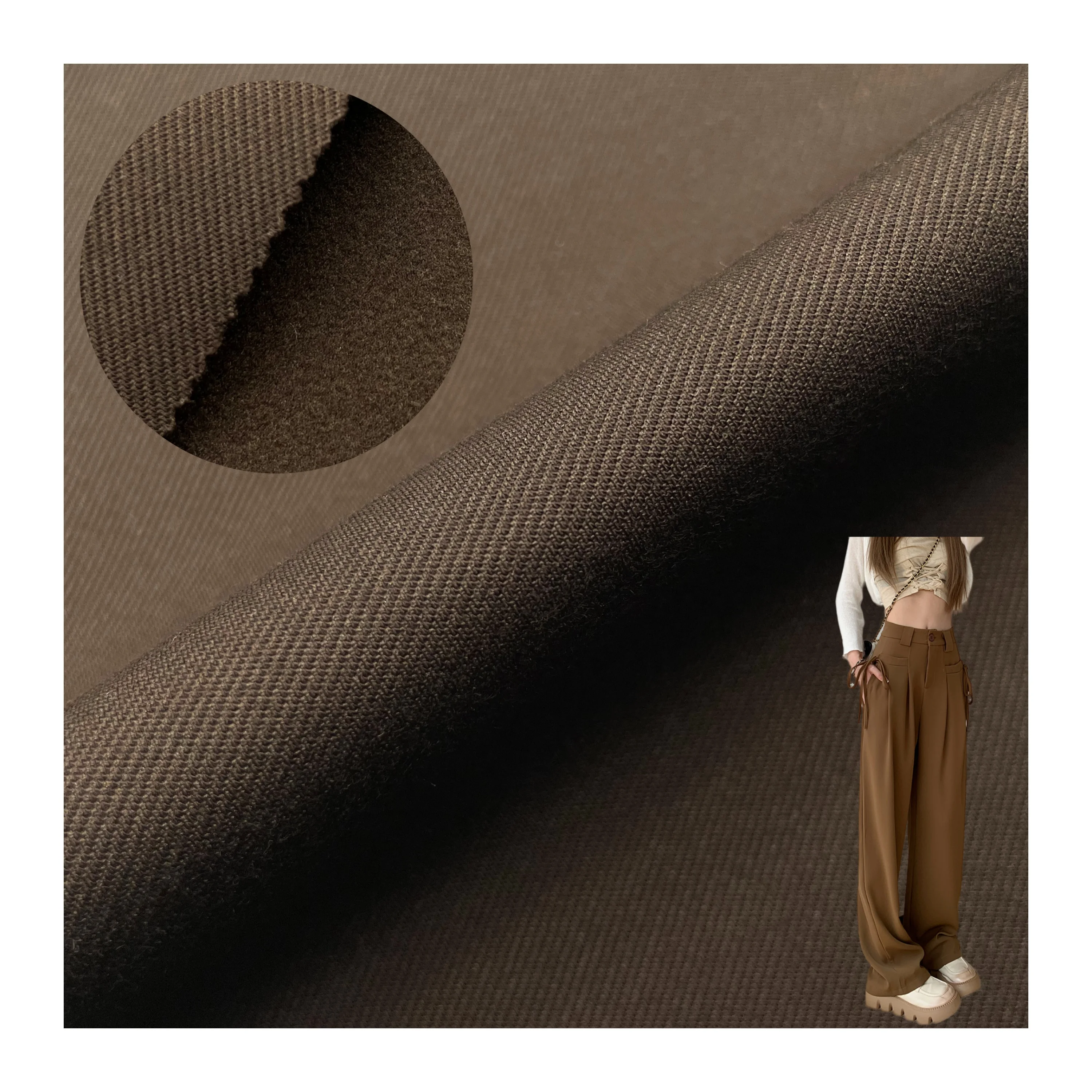 Two Colors Available Nr Roma Fabric Breathable And Quick-Dry Double Jersey Fabric Knitting For Garment