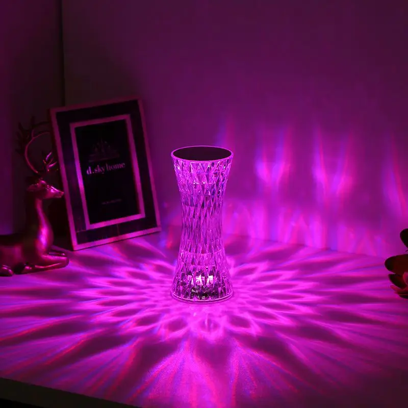 Bedroom Chandelier Model Crystal Table Lamps
