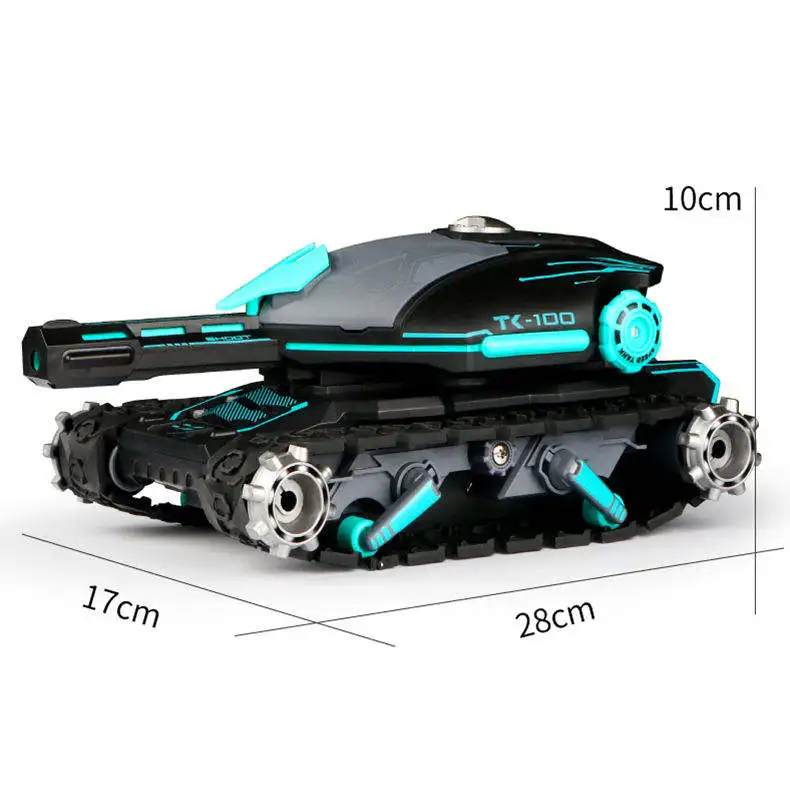 New music led light battle water bullet 2.4g remote watch hand gesture radio control stunt car bb airsoft gel bomb rc tank toys
