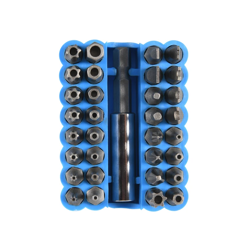 Power Tools Accessories Tool Bit Triangle Screwdriver Bit 33-piece Security Bit Set