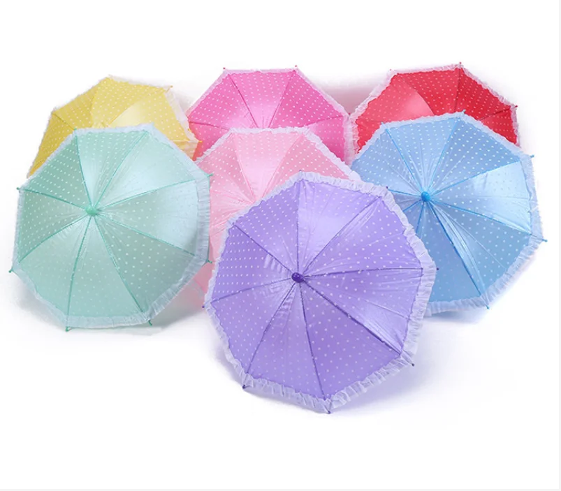 Cute Children Printing Light Rainproof Straight Umbrella