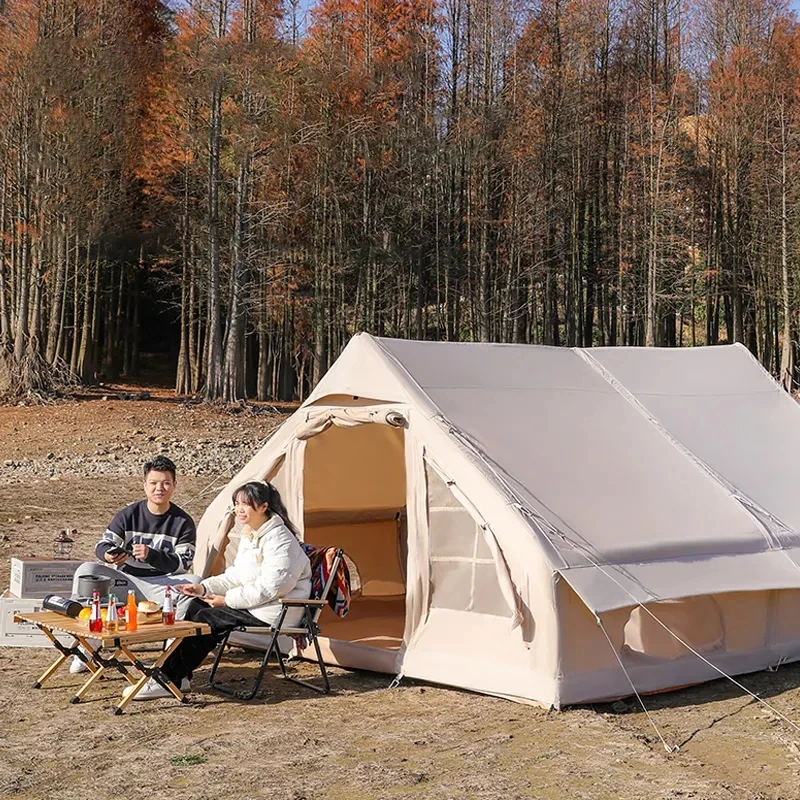 MOQ 1 шт. 400*300*200 см T/C хлопковая надувная палатка
