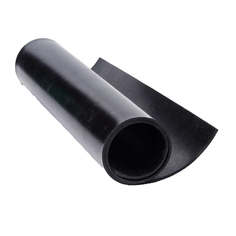 Wholesale Industrial Shock Absorbing Black Color Gym Floor Mats Fabric Diaphragm Neoprene Sbr Fkm Nbr Epdm Silicone Rubber Sheet