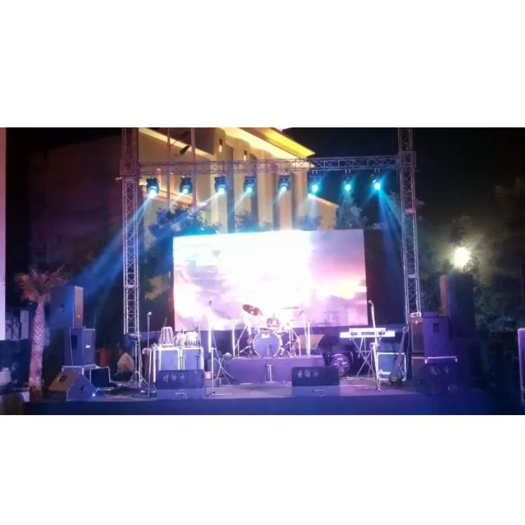 RAYBO HD Stage Rental Events Led Display Pitch 3.91mm 4X2 LED Video Wall System + Storage Case + Software W/ Processor