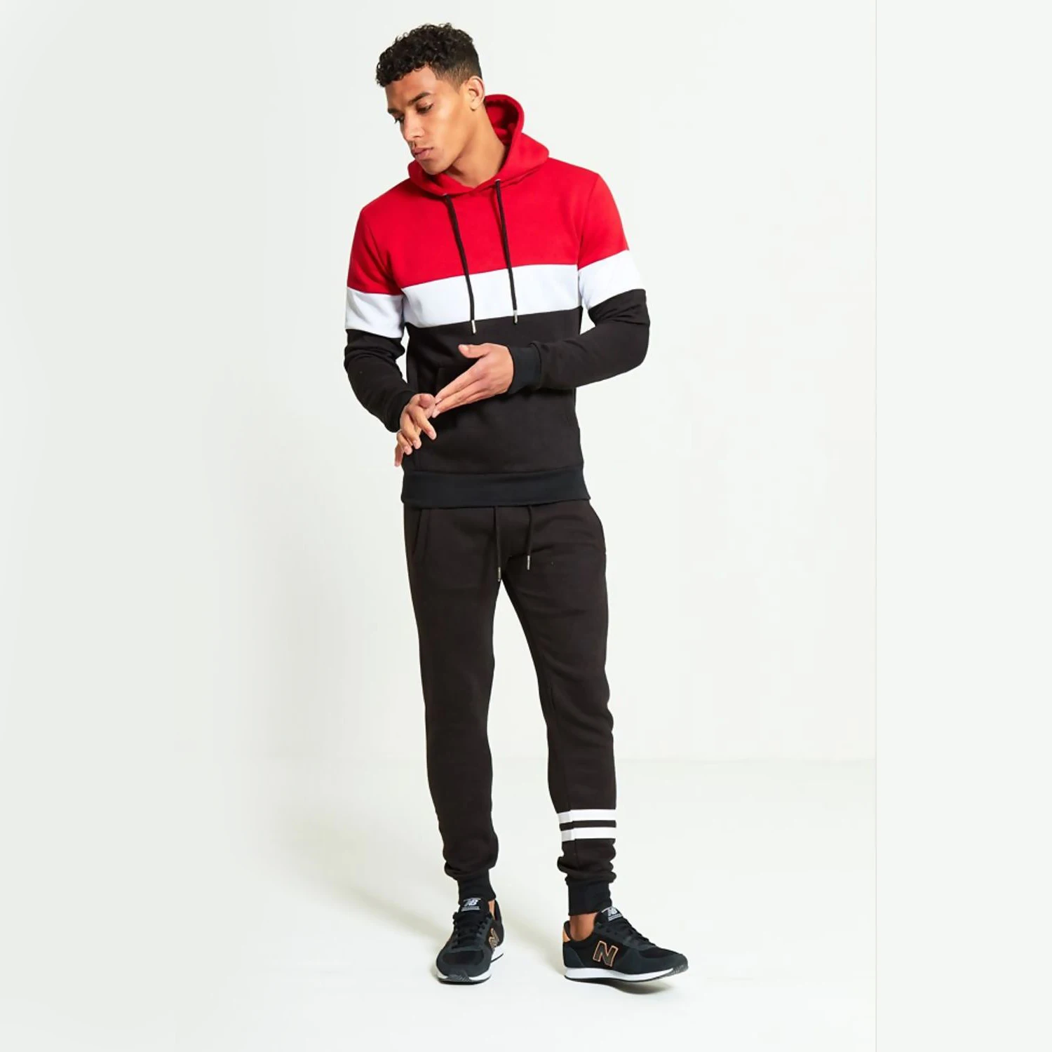 Adult Size OEM Manufacturer Mens Sweat suit Sets Winter Slimming Skin-friendly Tracksuit Sport Suit