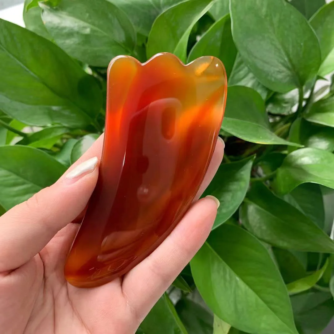 
Wholesale Natural Crystal Quartz Gua Sha Board Beauty Scrapping Plate Guasha Massager_XCG 