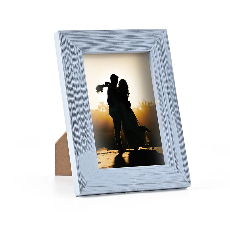 personal Display Pictures Wood Photo Frame Wall Hanging Display photo frame desktop decoration wood picture frame