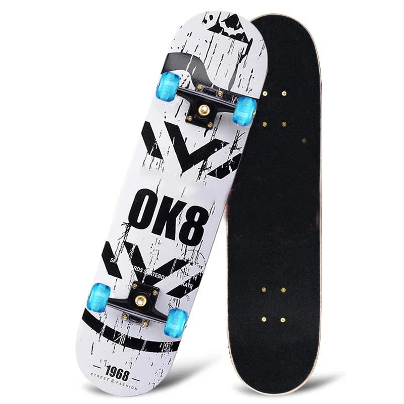 7 Layers Maple Wood Decks Outdoor Street Sport Standard Skate Boards Electric Skateboards for Teens Adults Beginners