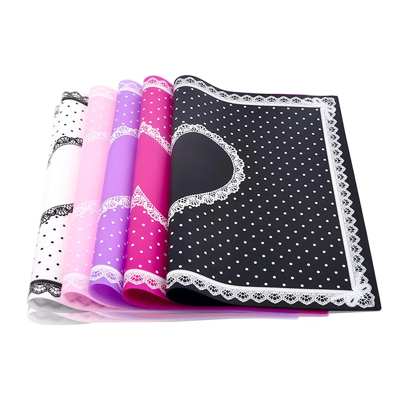 Summer Fresh Cold Silicone Washable Reusable Nail Art Table Mat Arm Wrist Rest Pillow Pad Manicure Holder Pads