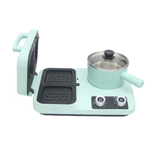 
 Завтрак машина 3 в 1 хлебопечки Функциональная электрическая сковорода для бытовой техники  