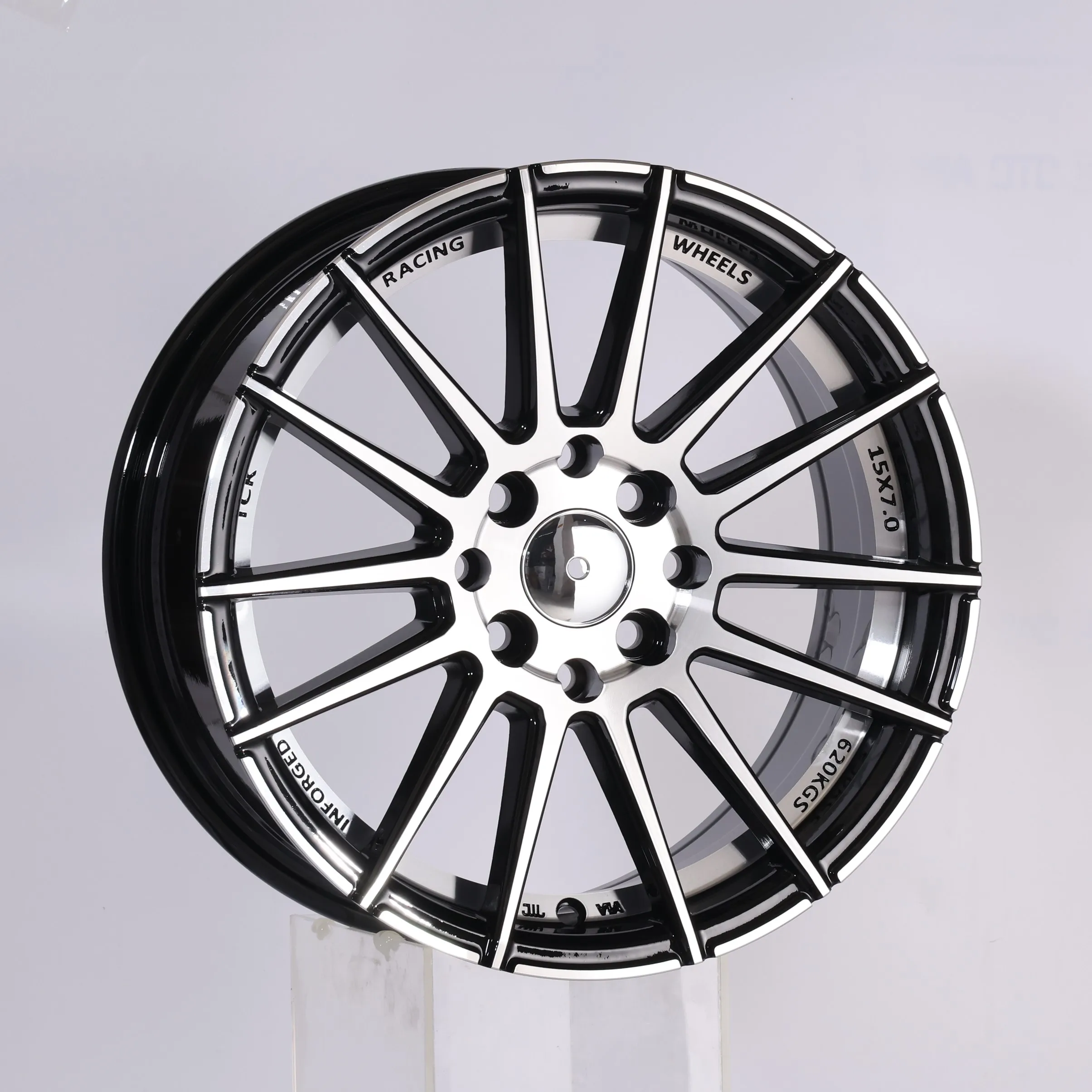 8804 red blue 5 lug jante 5x100 4x100 4x114.3 17x7 cerchi in lega car alloy rims 13 14 15 16 17 18 inch 4 holes