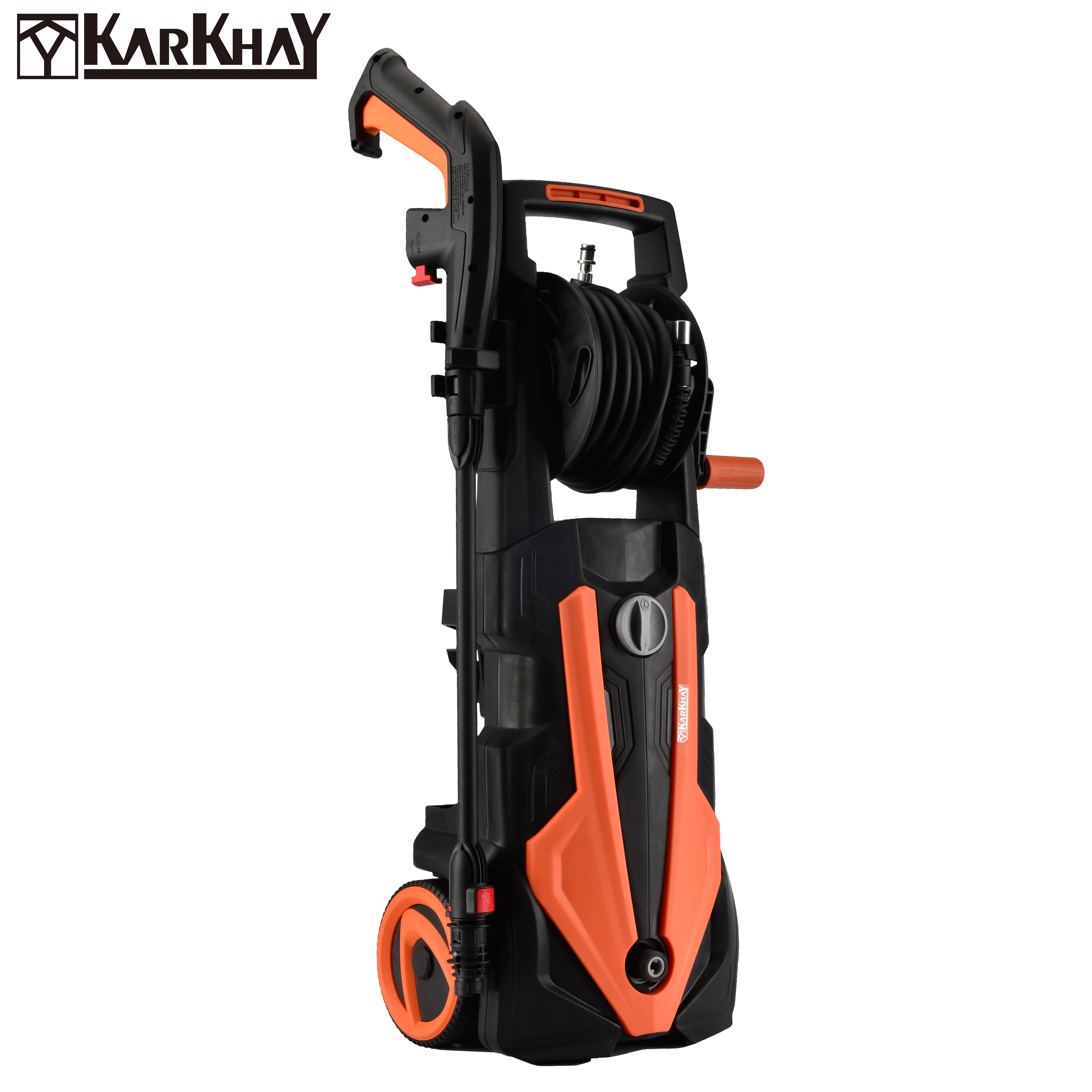 Hot Sale 1400w 80BAR KARKHAY high pressure cleaner hose reel car wash electric garden tools cleaner high pressure