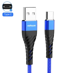 Hot Selling Amord Cable USB A to Type C Cable for iPhone 11 Samsung Huawei 3A Fast Charger Android Charging Cable Wire