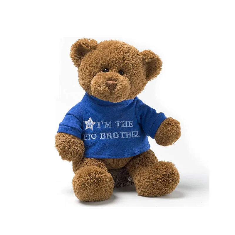 Promotional Gifts Kids Plush Bear Soft Toys Branded Custom Logo Teddy Bear With T-shirt Wholesale Factory Teddy Bear