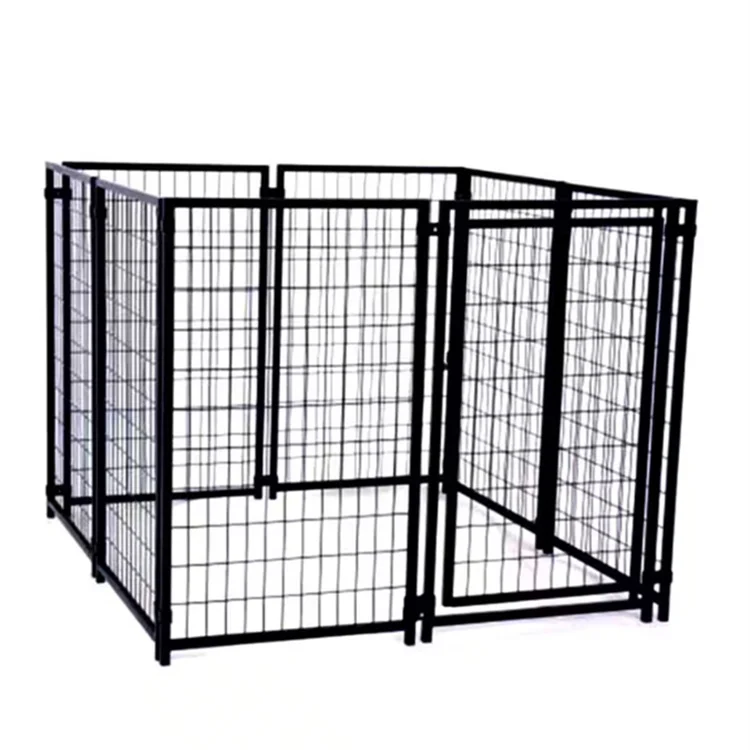 High Quality Dog Cage Run Welded Mesh Panel Dog Kennel with Roof