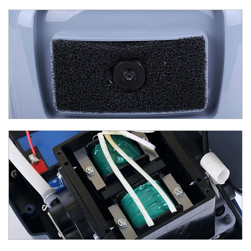 RESUN ACD-30 20W fish tank air pump with battery aquarium air compressor pump for fish pond