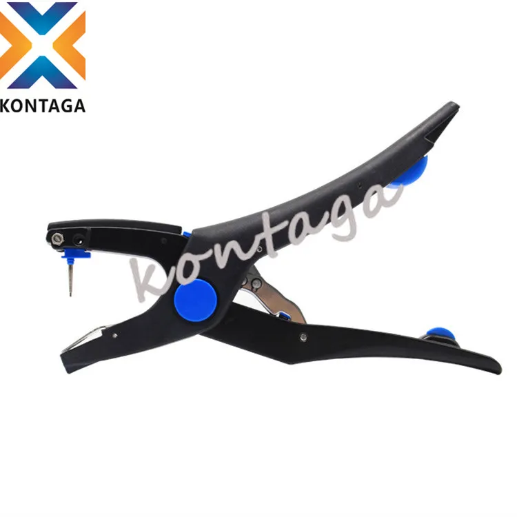 Portable Goat Sheep  One-piece Ear Tags Tool Tagger Puncher Pliers Ear Tag Applicator