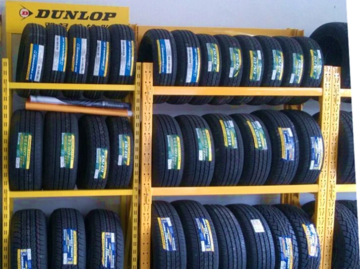 Customized Automobile Tire Display Stand Motorcycle Truck Tires Passenger Car Tires Display Rack