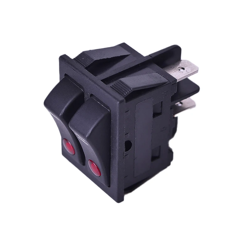 YUANFENG High quality double pole 3 position rocker switch 12v
